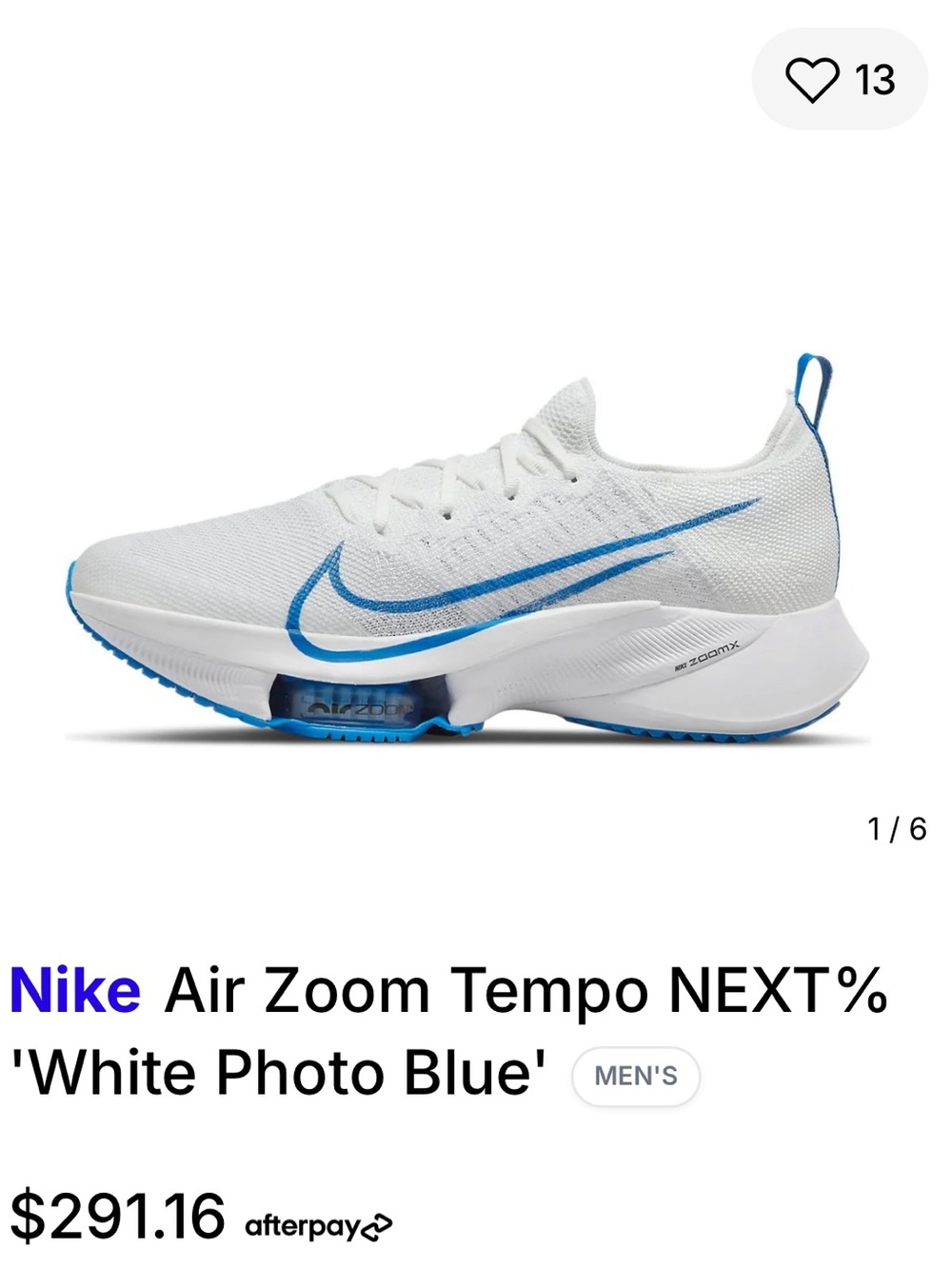 Nike Air Zoom Tempo NEXT%